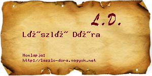 László Dóra névjegykártya